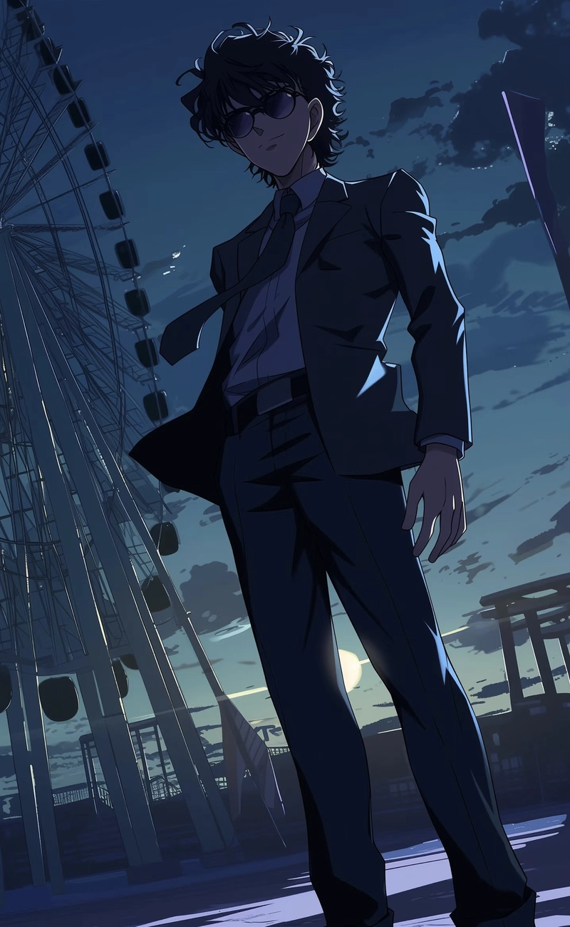 Hình anime Matsuda nét mặt đơn giản tự nhiên