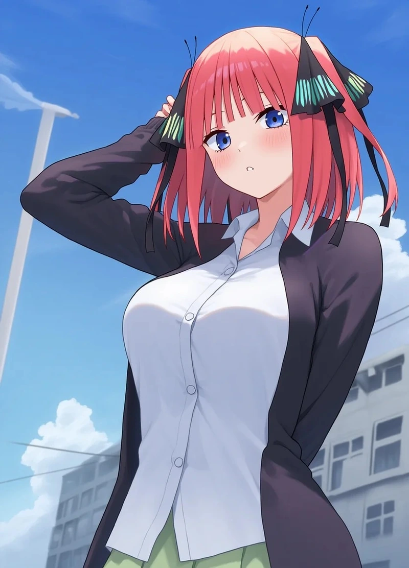 Hình nền Nino Nakano anime dành cho điện thoại và máy tính đẹp