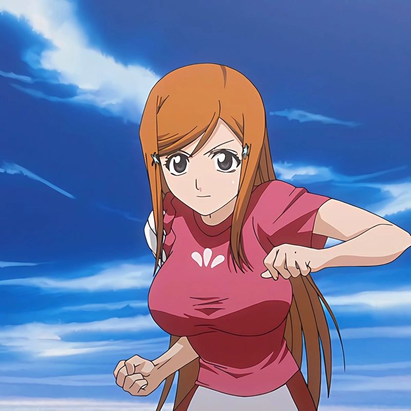 Inoue Orihime có cảm xúc nhẹ đầy cuốn hút