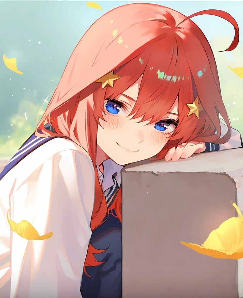 Itsuki Nakano với visual anime trong trẻo nổi bật