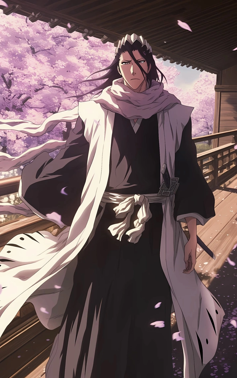 Khoảnh khắc anime Byakuya Kuchiki đầy cảm xúc