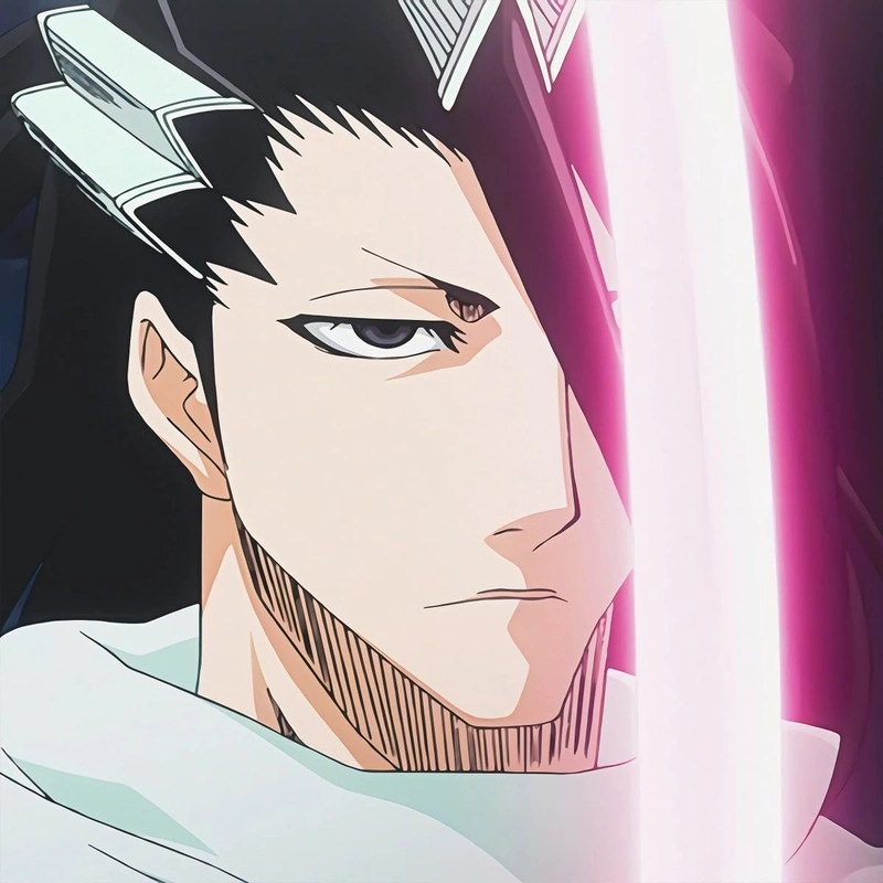 Khoảnh khắc anime Byakuya Kuchiki thần thái lạnh