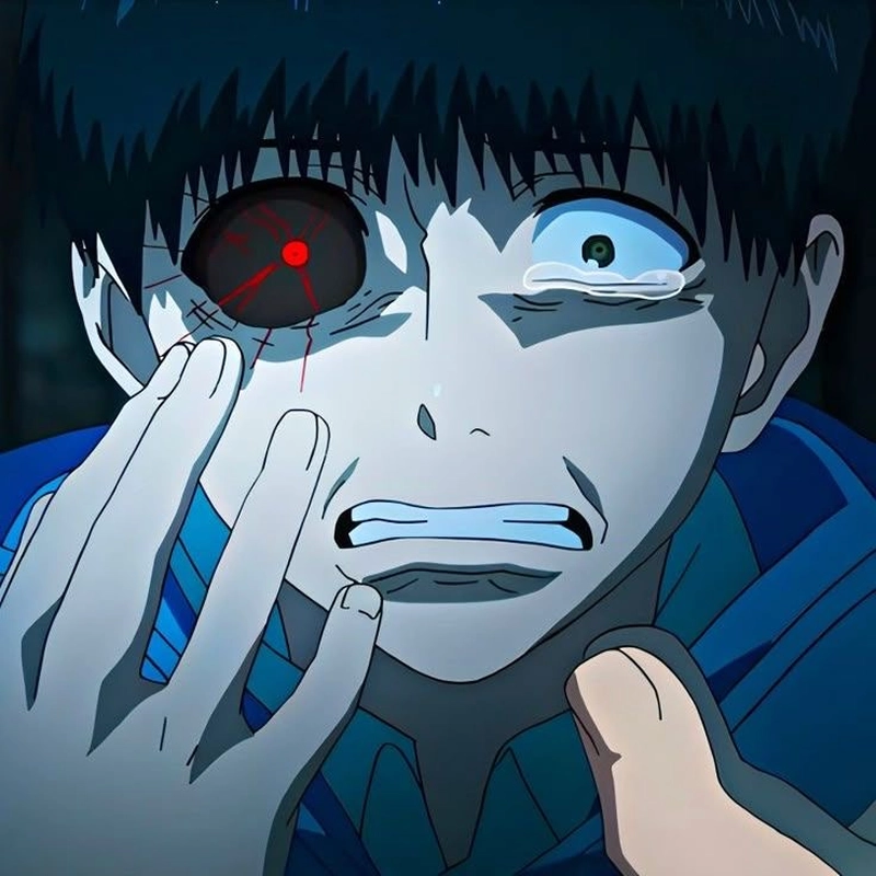 Khoảnh khắc anime Kaneki nét mặt bình thường