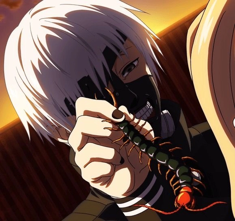 Khoảnh khắc anime Kaneki phong cách trầm lặng