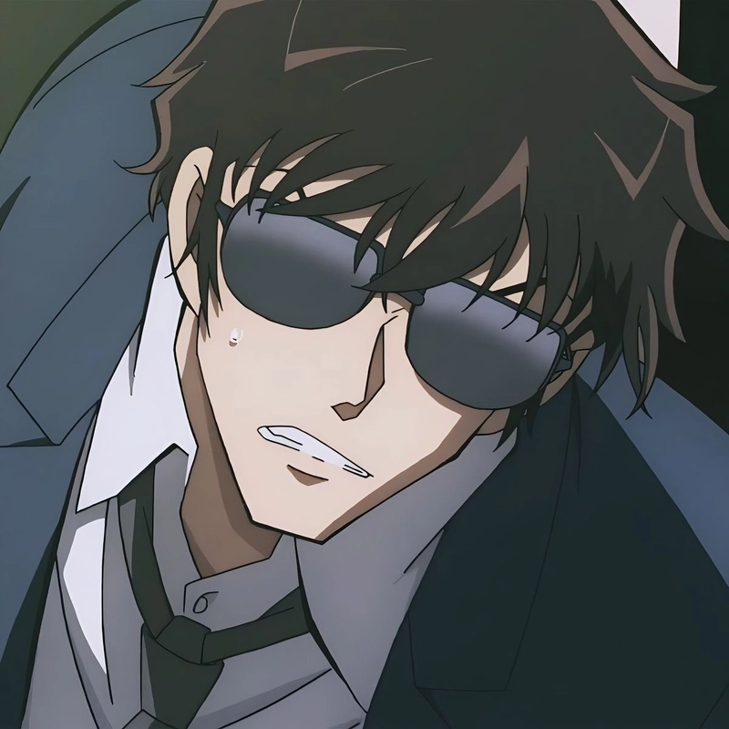 Khoảnh khắc anime Matsuda ánh nhìn đơn giản