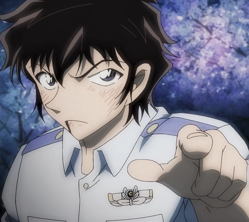 Khoảnh khắc anime Matsuda ánh nhìn ghê gớm