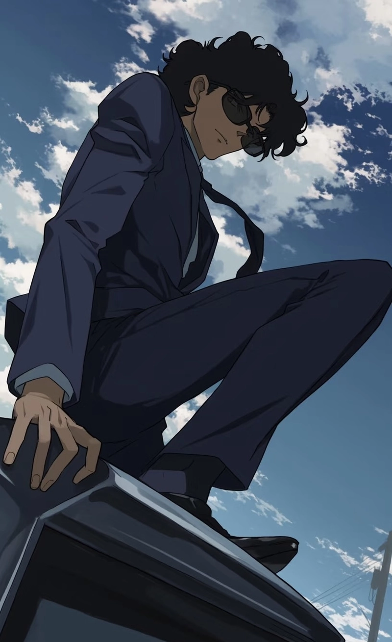 Khoảnh khắc anime Matsuda phong cách giản dị