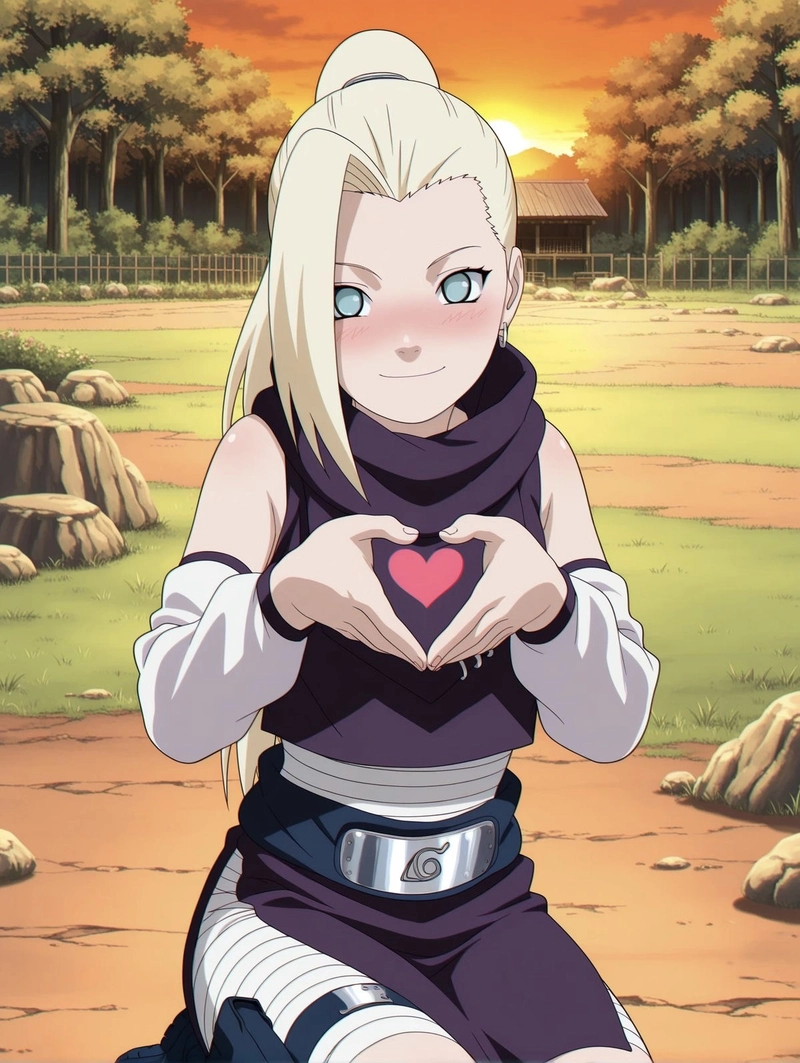 Khoảnh khắc vui tươi của Ino Yamanaka anime