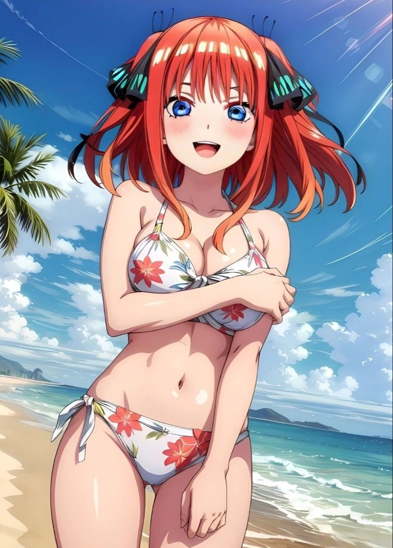 Không khí anime học đường cùng Nino Nakano đầy vẻ nhẹ nhàng
