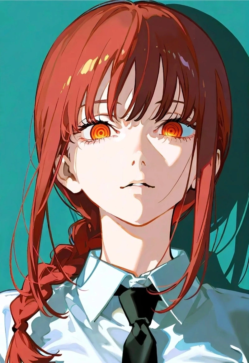 Makima anime với tạo hình Quỷ Chi Phối nổi bật