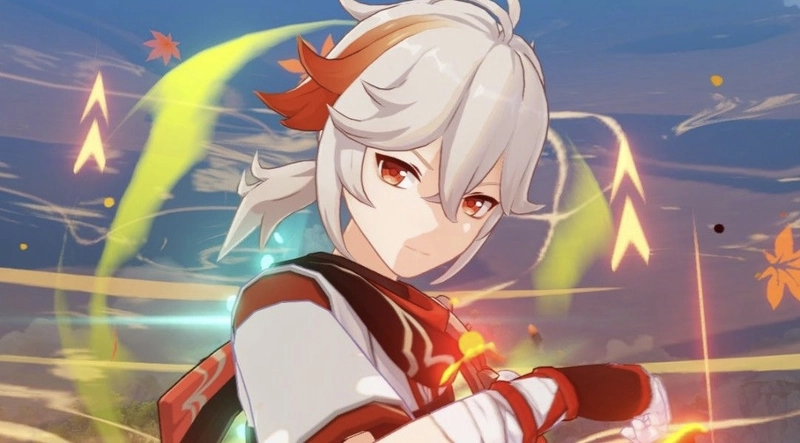 Nét đẹp Kaedehara Kazuha phong cách anime nổi bật