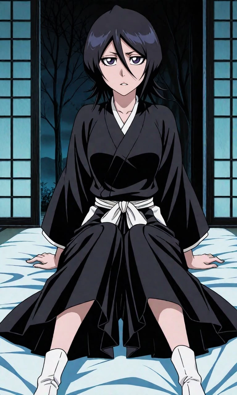 Nhân vật tóc ngắn cuốn hút Kuchiki Rukia