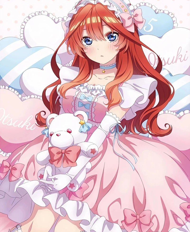 Nụ cười đặc trưng của ảnh Itsuki Nakano anime