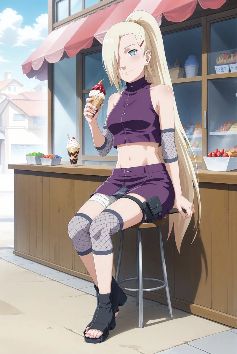 Phong cách quyến rũ của Ino Yamanaka anime