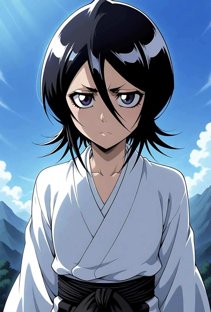 Tạo hình Kuchiki Rukia phong cách mạnh