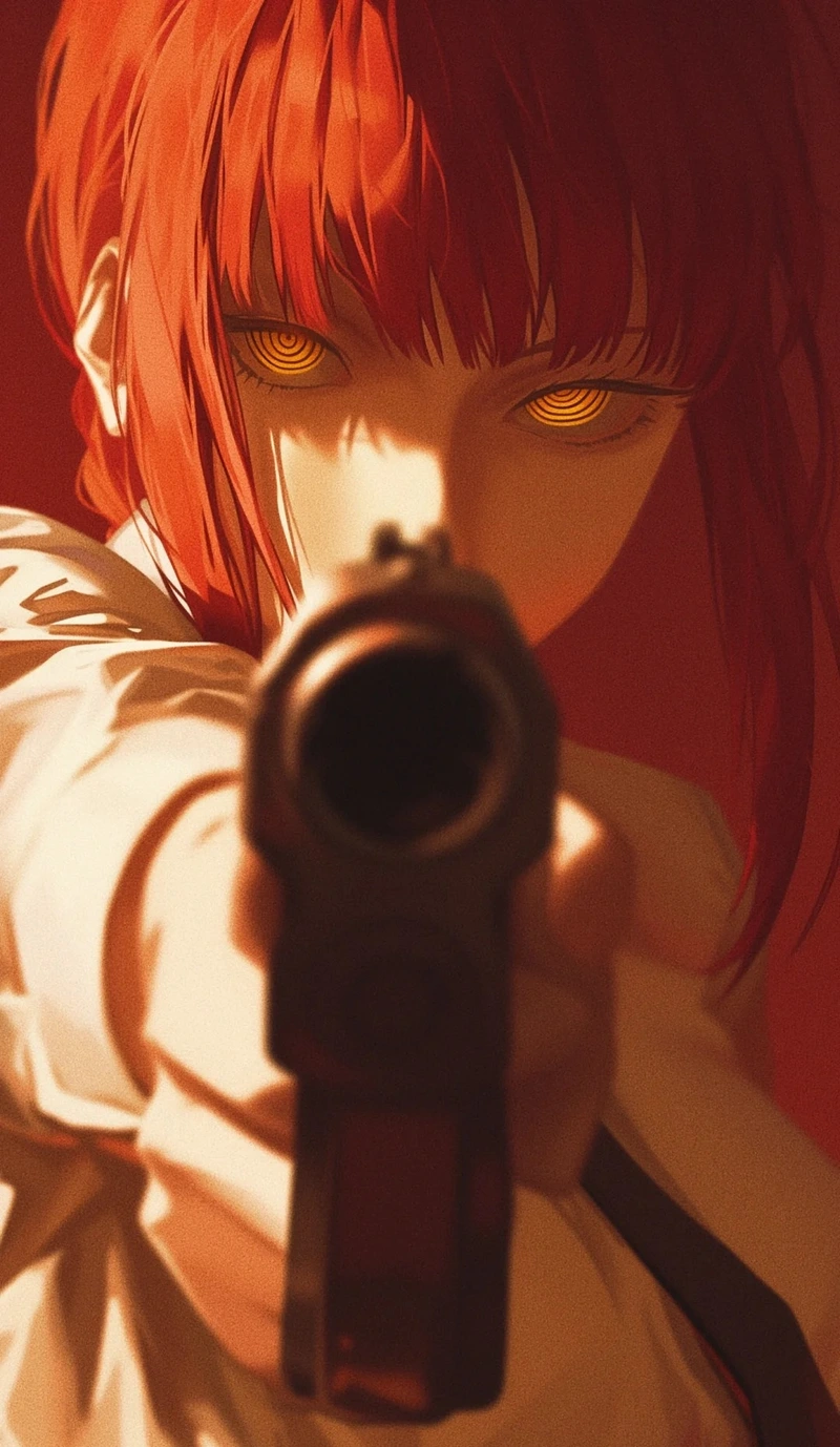 Visual phản diện anime đặc trưng của Makima