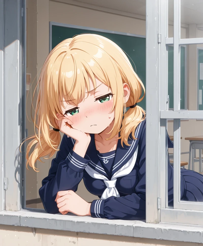 Ảnh anime học sinh xinh dễ mến