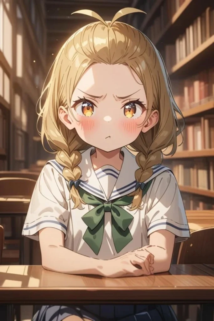 Ảnh anime học sinh xinh dễ thương