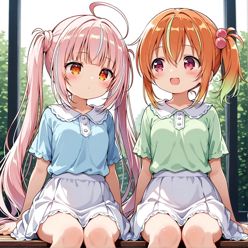 Ảnh anime hồn nhiên tinh nghịch rạng rỡ