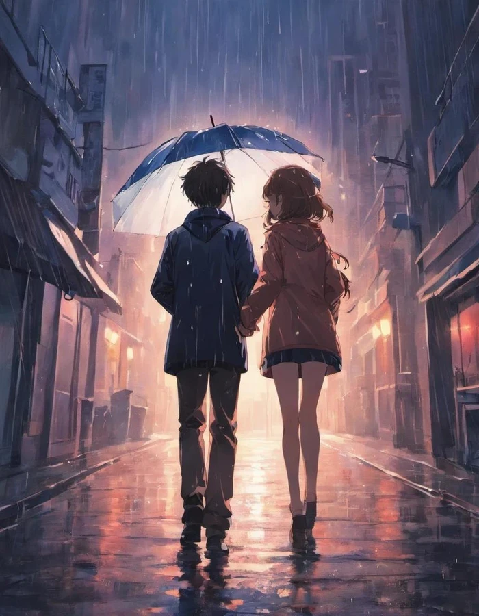 Anime nắm tay trong trẻo tinh khôi