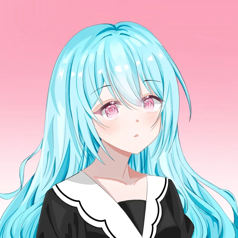 Anime nữ avatar mềm mại uyển chuyển