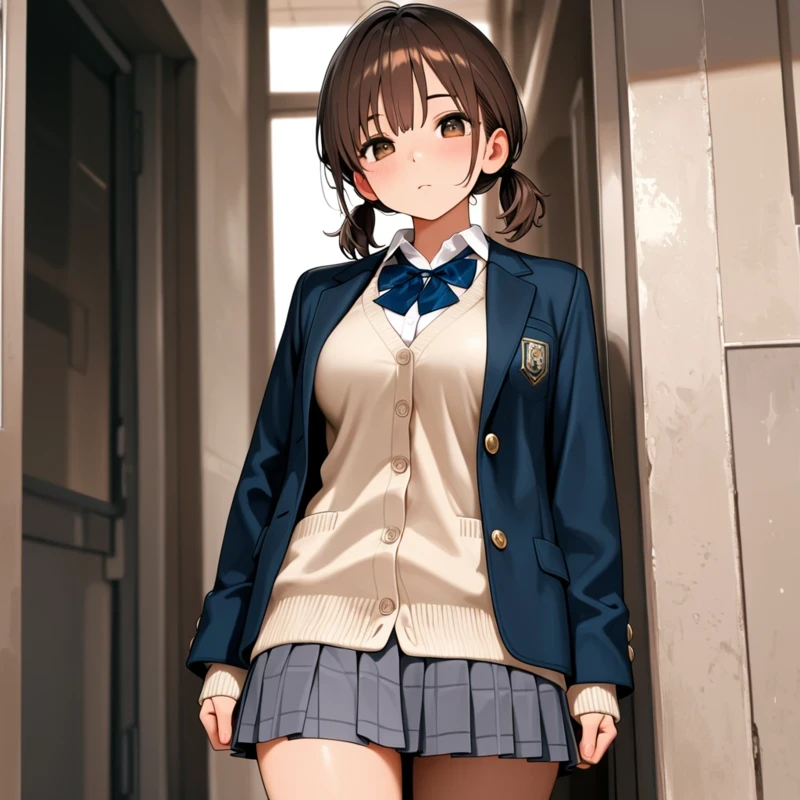 Hình anime học sinh dễ mến xinh
