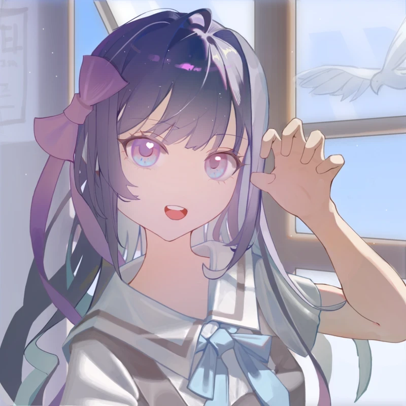 Hình anime nữ avatar rực rỡ lộng lẫy
