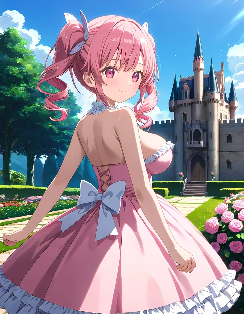 Hình anime tinh nghịch rạng rỡ trong sáng