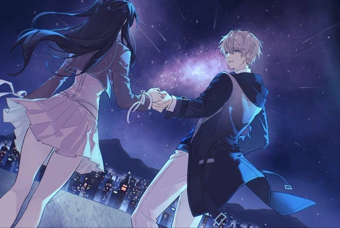 Nắm tay anime sâu lắng mộc mạc
