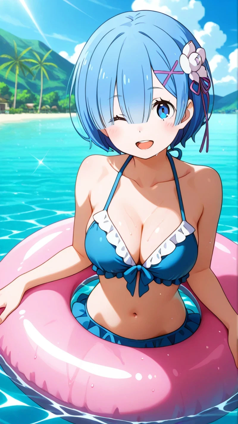 Ảnh anime Rem tinh khôi cuốn hút