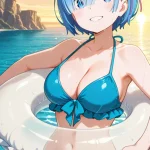 Hình anime Rem nhẹ nhàng duyên dáng
