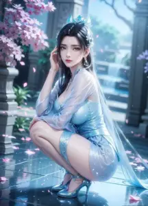 Hình Lục Tuyết Kỳ gợi cảm khoe ngực khủng