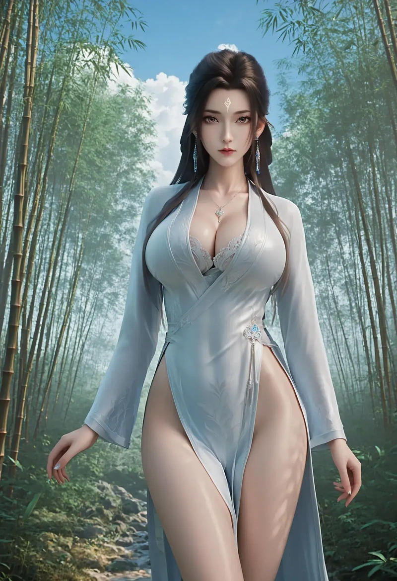 Hình Lục Tuyết Kỳ nude khoe thân hình gợi dục