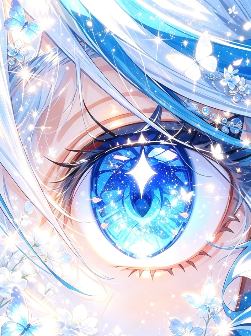 Đôi mắt anime quyến rũ mê hoặc