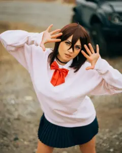 Hình Momo Ayase cosplay đáng yêu duyên dáng